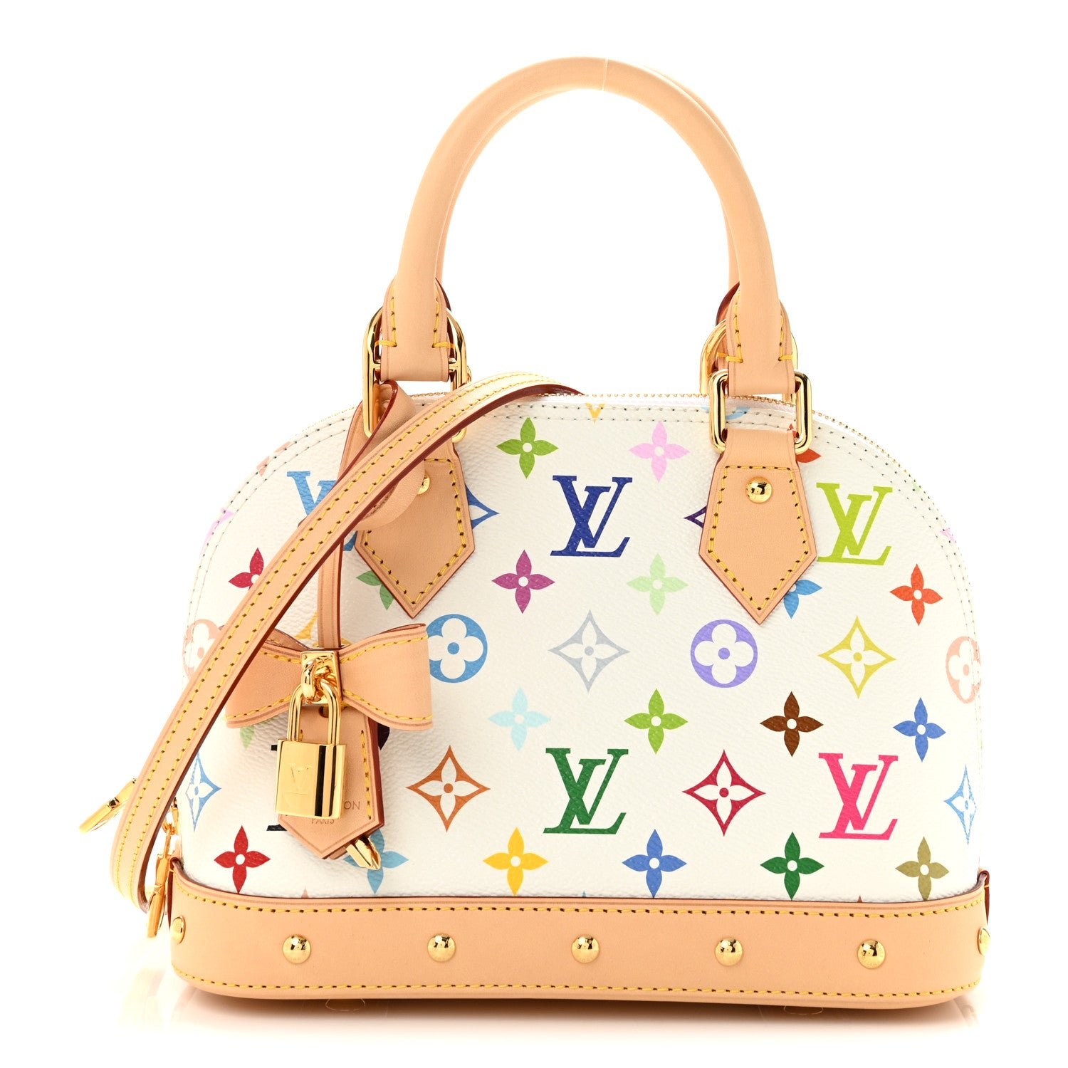 Louis Vuitton LV x TM Monogram Multicolor Alma BB White
