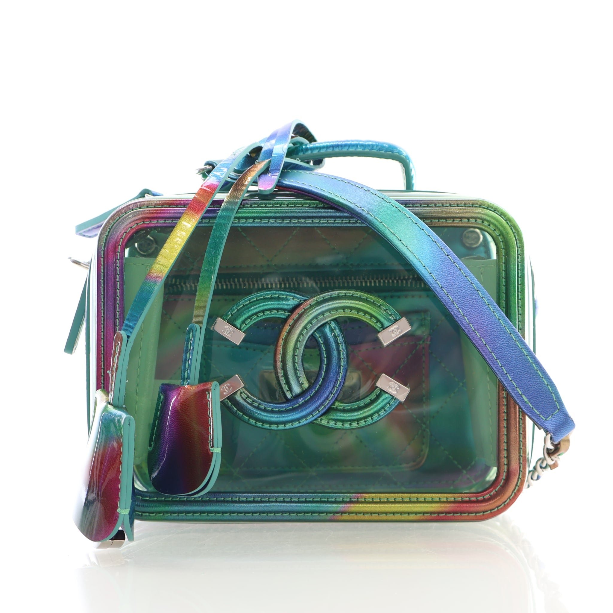 Chanel Small PVC Filigree Vanity Case