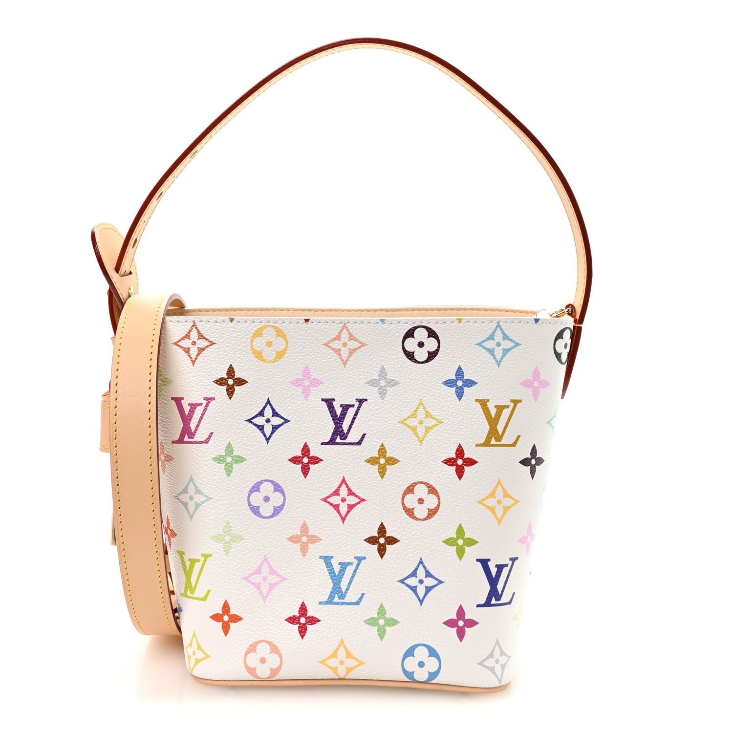 Louis Vuitton LV x TM Monogram Multicolor All In BB White