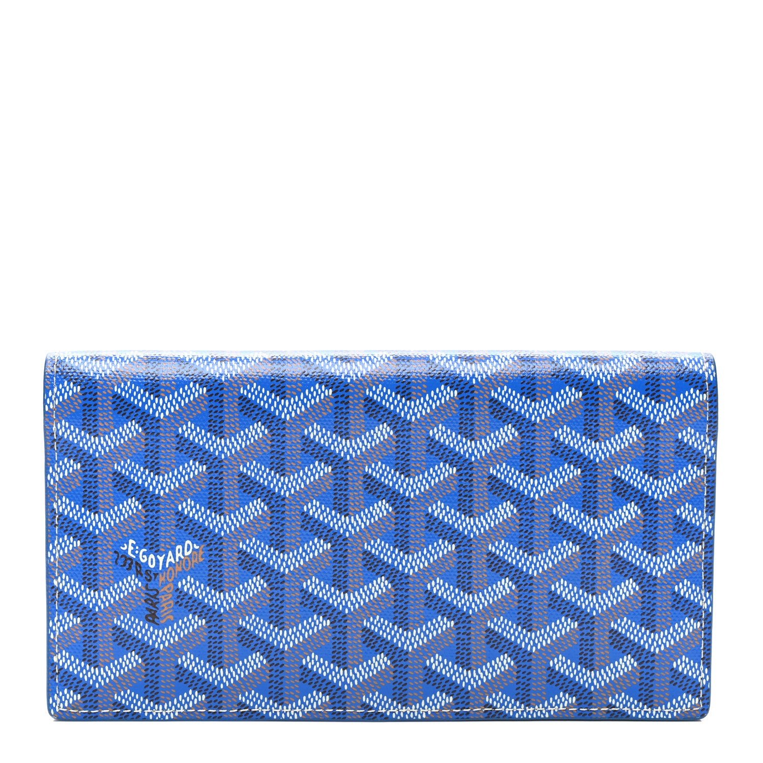 Goyard Goyardine Richelieu Wallet Sky Blue