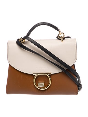 Leather Top Handle Bag