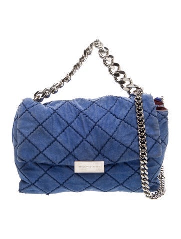 Denim Top Handle Bag