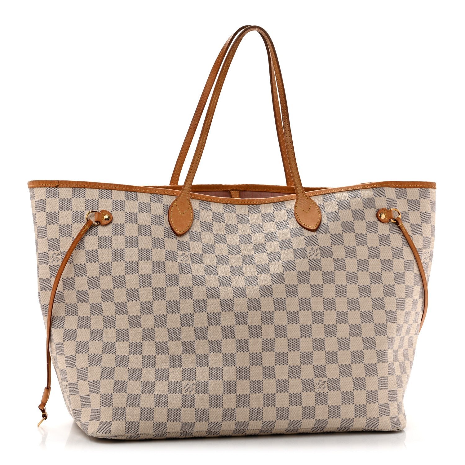 Louis Vuitton Damier Azur Neo Neverfull GM Rose Ballerine