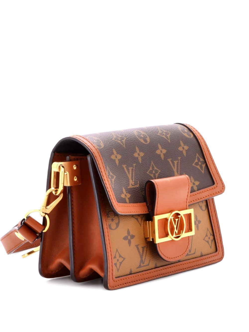 Dauphine Shoulder Bag Reverse Monogram Canvas Mini crossbody bag