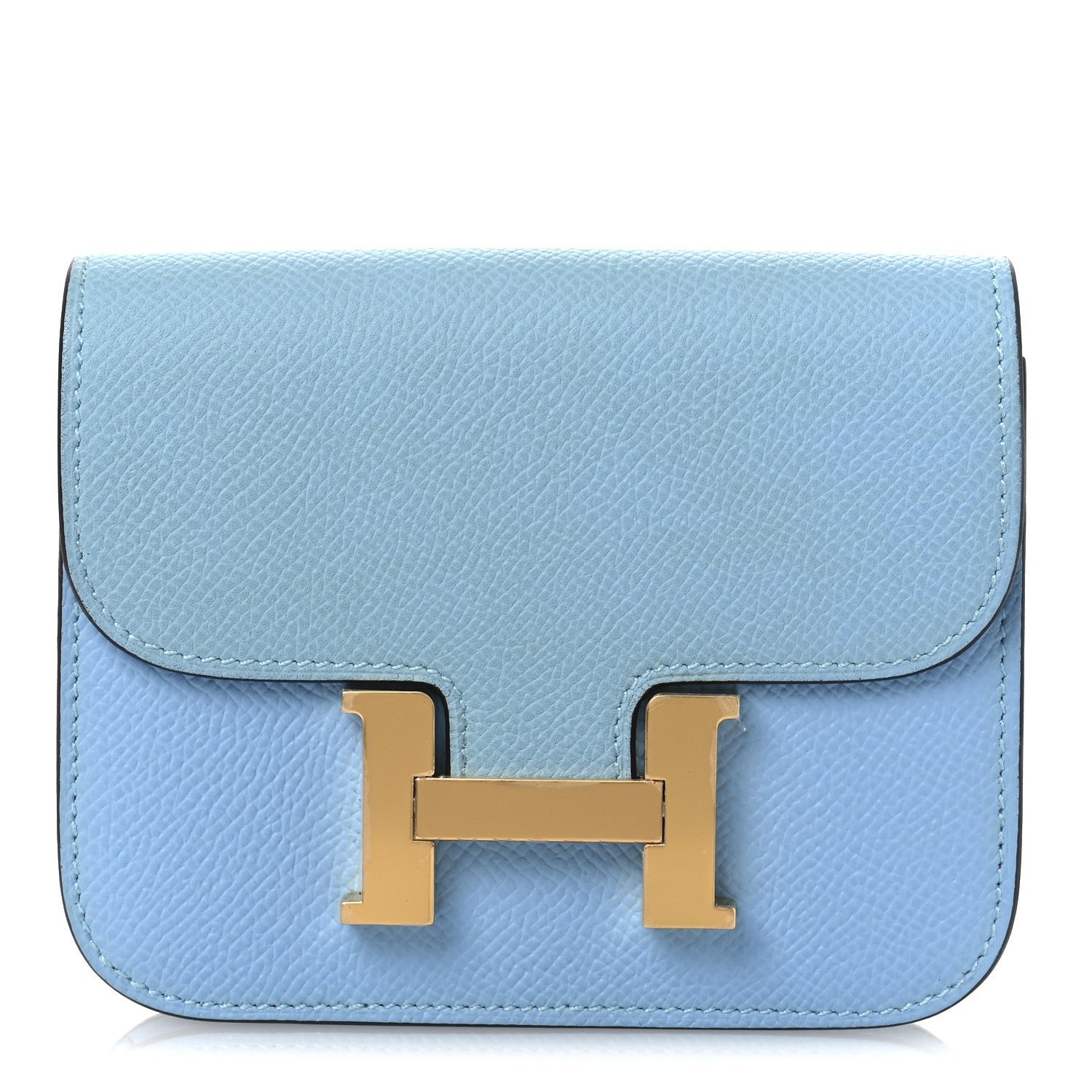 Hermes Epsom Constance Slim Wallet Celeste