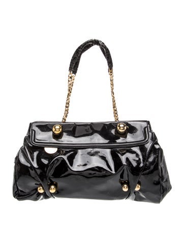 Stella McCartney Vegan Patent Leather Shoulder Bag