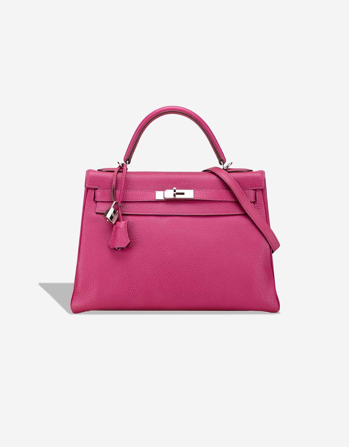 Hermes 
		Kelly 32 Togo Rose Pourpre    