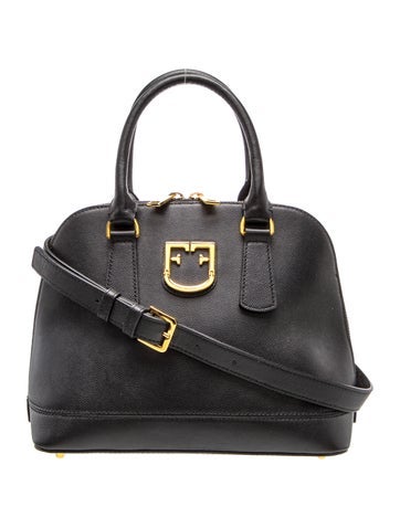 Leather Top Handle Bag