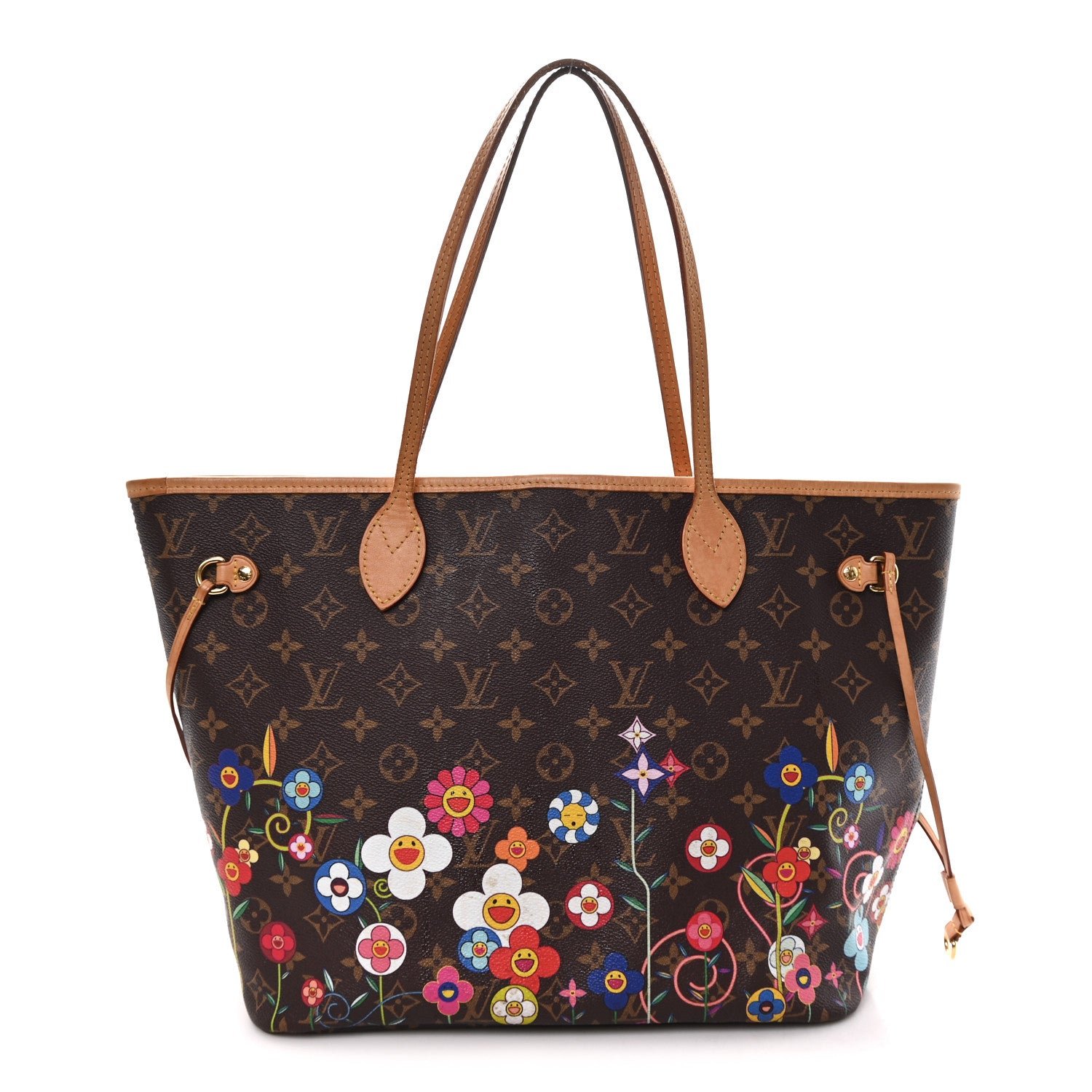 Louis Vuitton LV X TM Monogram Flowers Neverfull MM