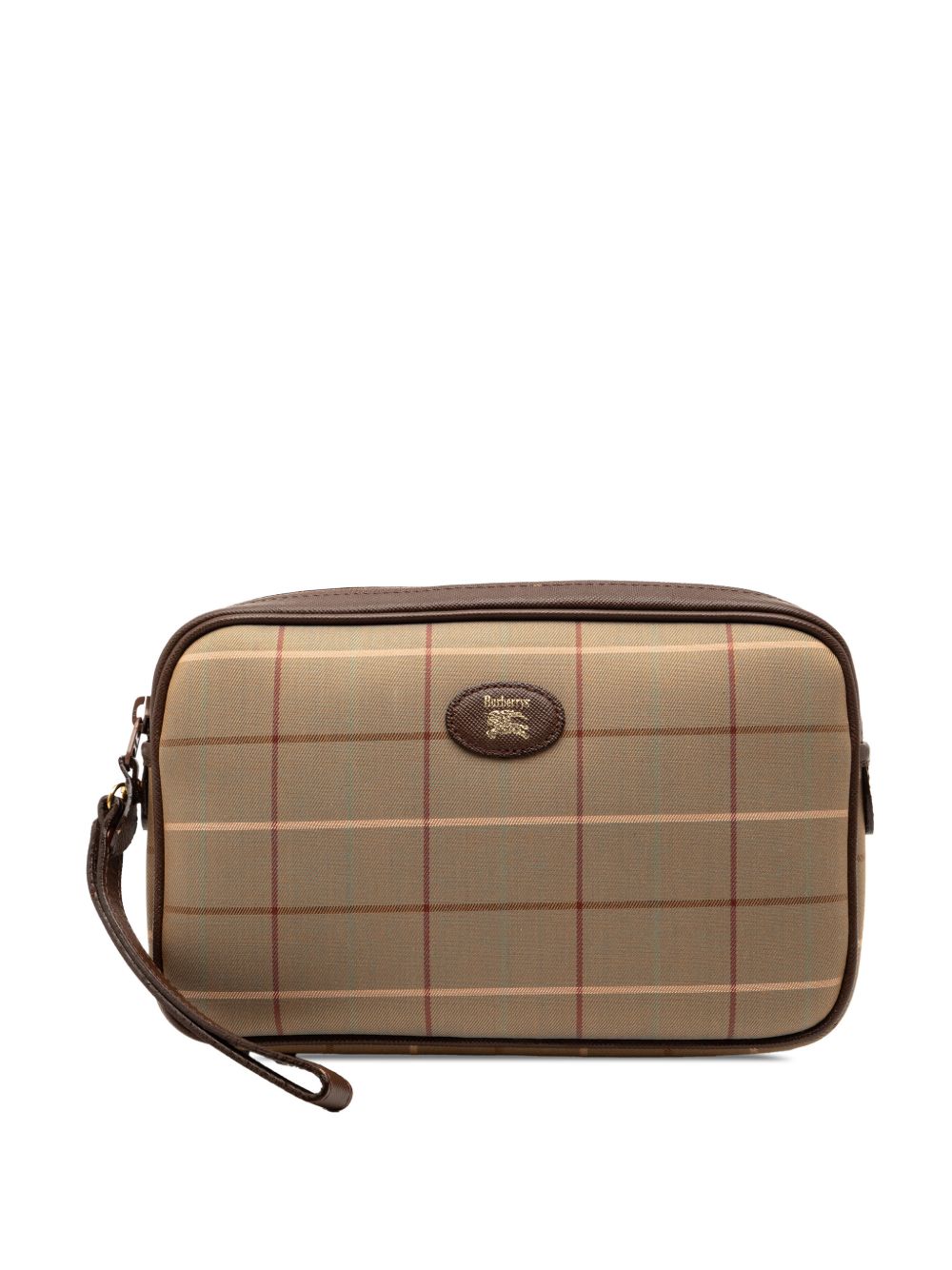 Burberry 20th Century Vintage Check Canvas clutch bag