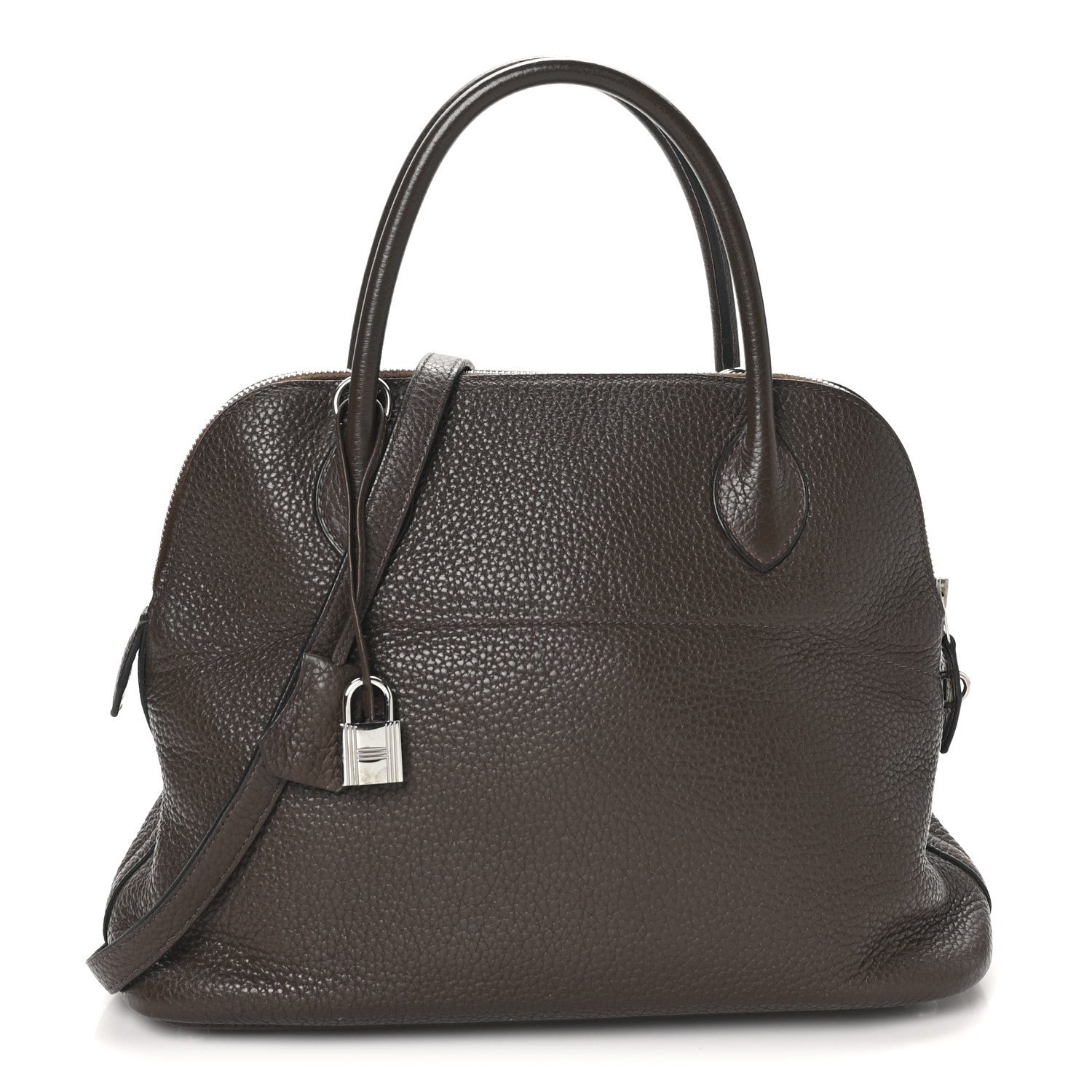 Hermes Taurillon Clemence Bolide 31 Chocolate