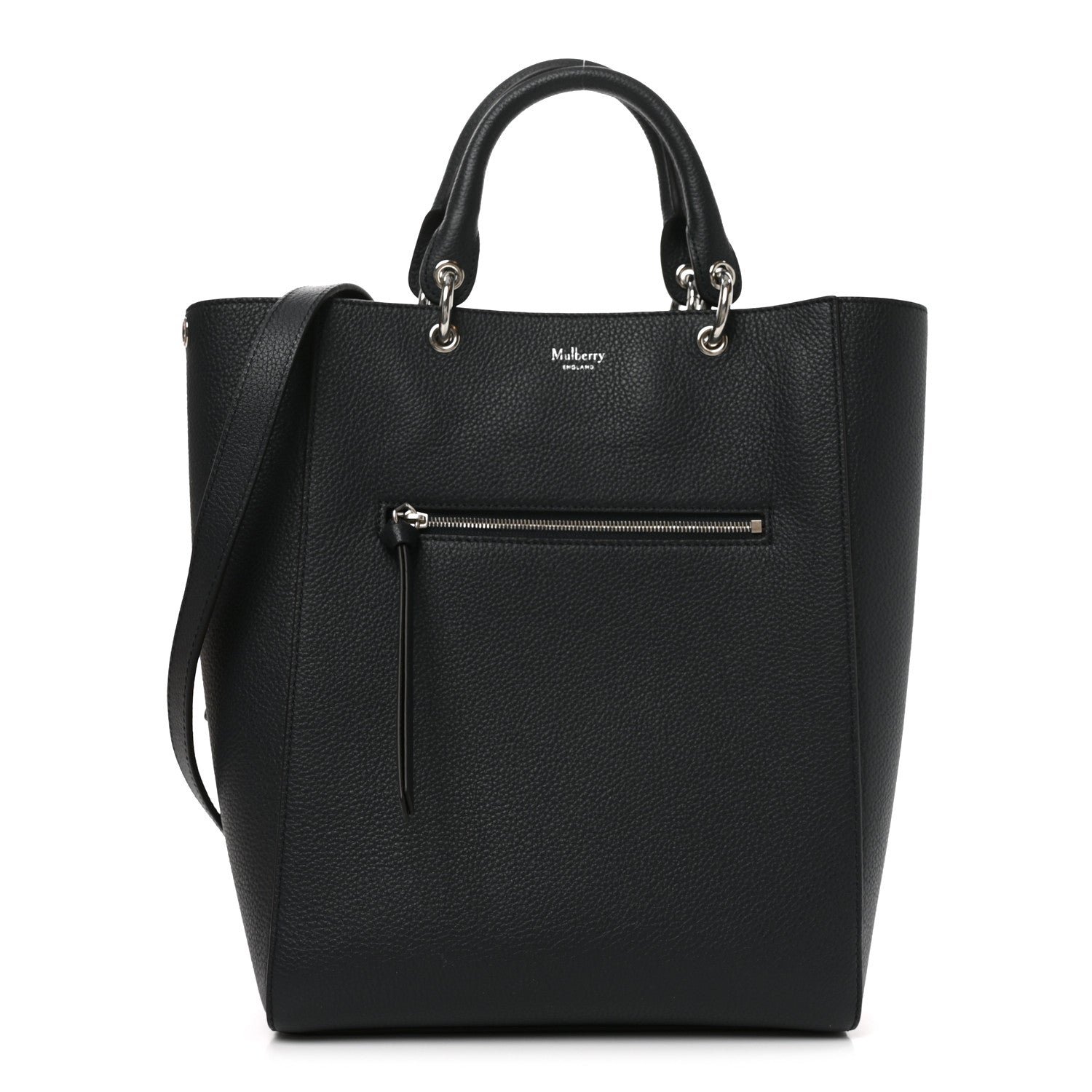 Mulberry Classic Grain Small Maple Tote Black
