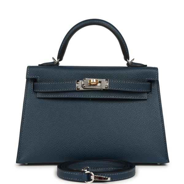 Hermes Hermes Kelly Sellier 20 Bleu de Prusse Epsom Electrum Hardware