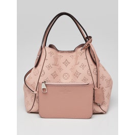 Louis Vuitton Louis Vuitton Magnolia Monogram Mahina Leather Hina PM Bag w/o Strap