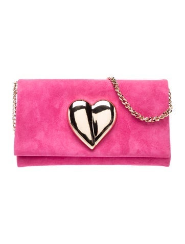 Carolina Herrera Suede Evening Bag