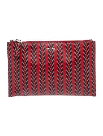 Saffiano Leather Clutch Small