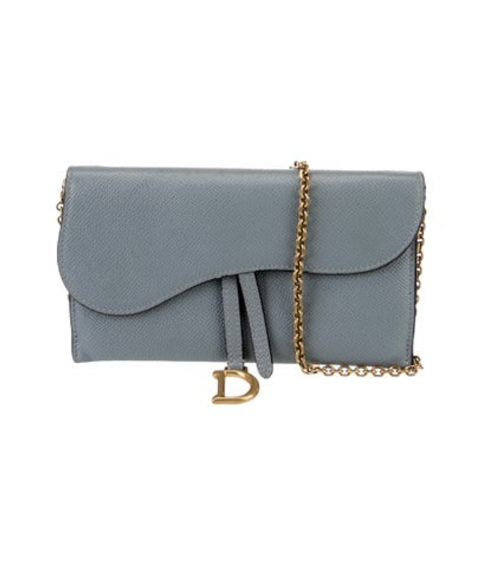 Dior Dior Leather Saddle Wallet On Chain 2022
