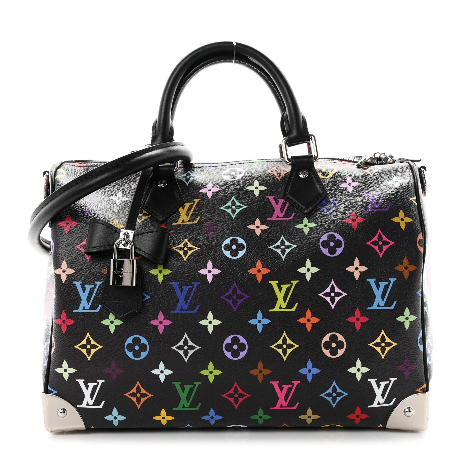Louis Vuitton LV X TM Monogram Multicolor Speedy Soft 30 Black
