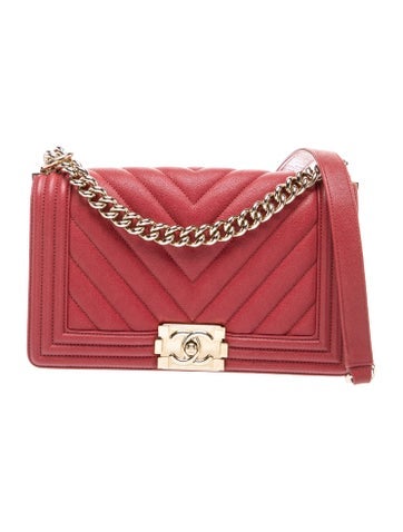 Medium Chevron Boy Bag