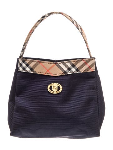 House Check Top Handle Bag