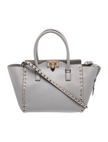 Rockstud Top Handle Bag