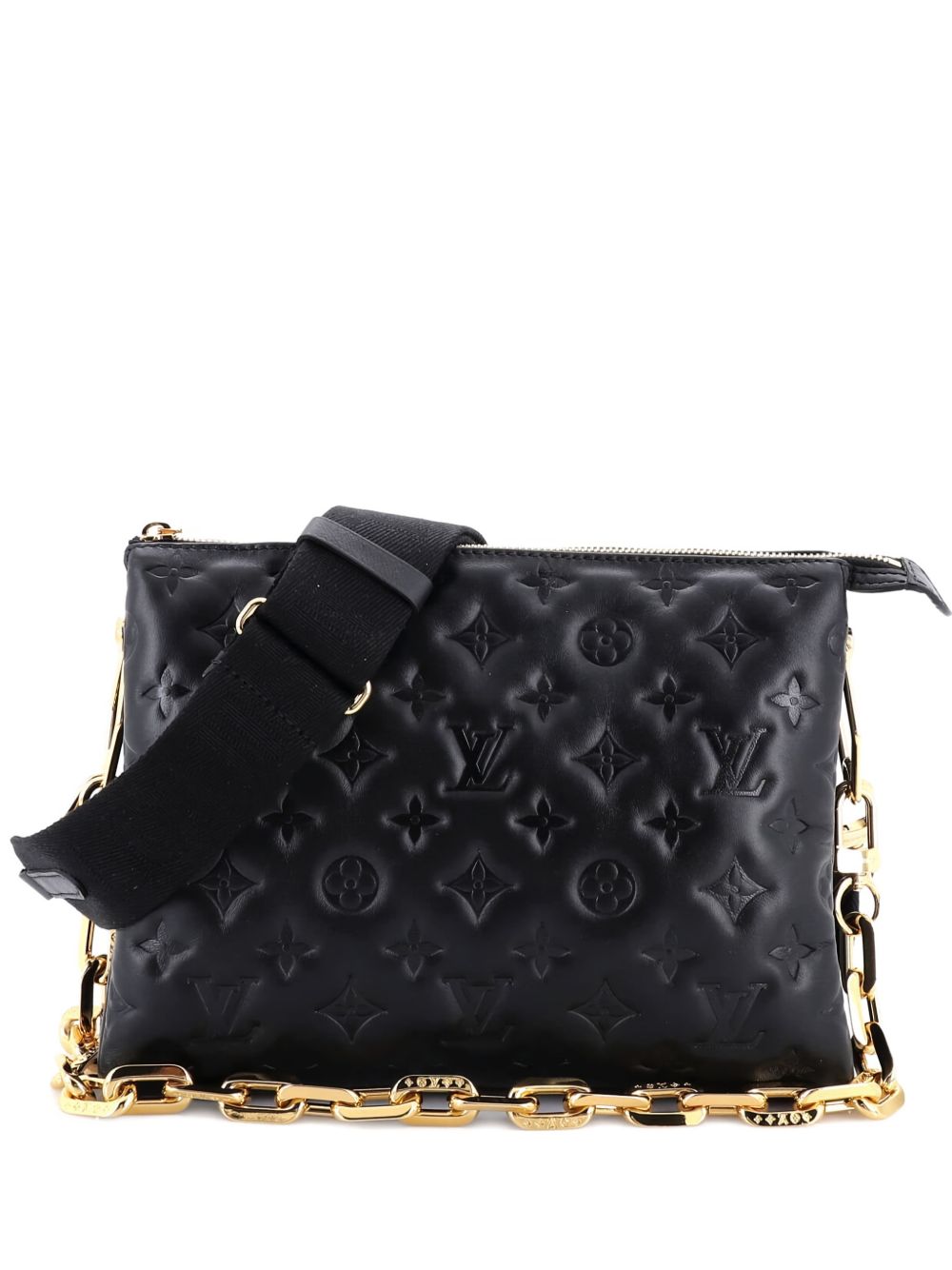 Coussin Bag Monogram Embossed Lambskin PM crossbody bag