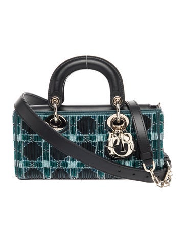 Leather Dior Lady D-Joy Bag