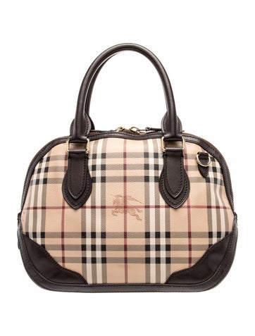 Haymarket Check Top Handle Bag