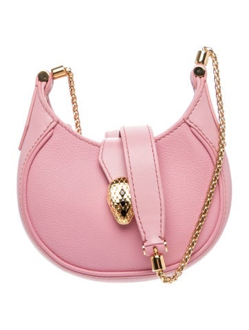 Leather Serpenti Ellipse Micro
