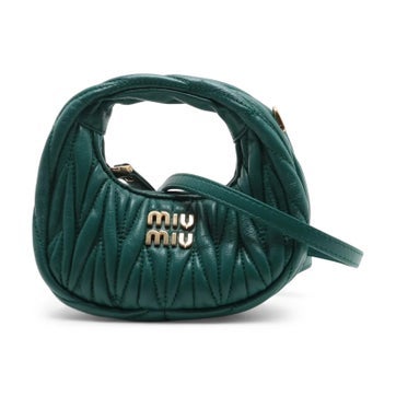 Miu Miu Lambskin Wander Matelassé Hobo
