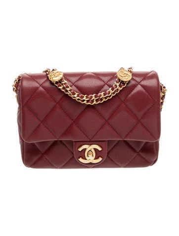 Small Twist Your Buttons Flap Bag