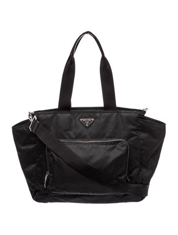 Saffiano Leather Diaper Bag
