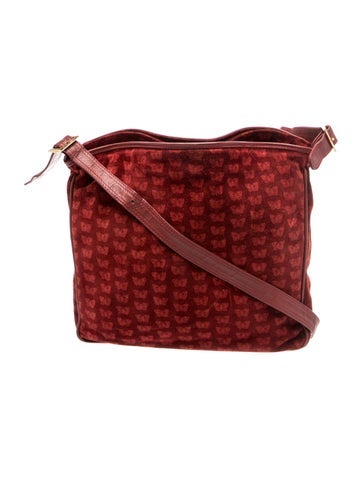 Suede Shoulder Bag Vintage