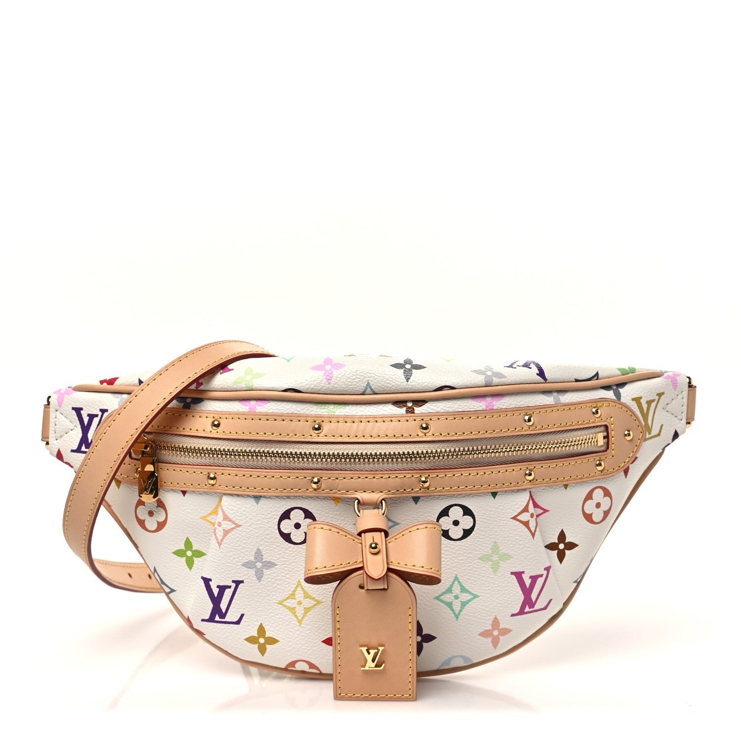 Louis Vuitton LV X TM Monogram Multicolor High Rise Bumbag White