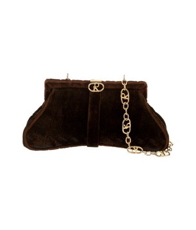 Roberta di Camerino Di Camerino Velvet Shoulder Bag