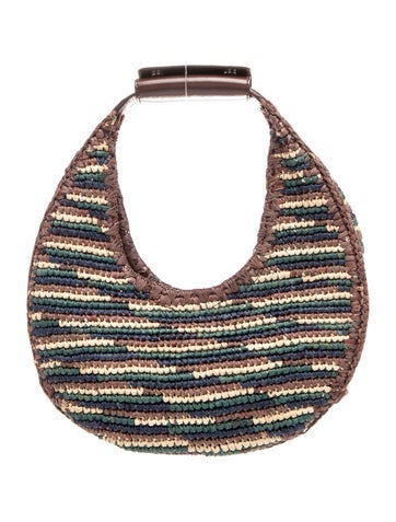 Staud Raffia Shoulder Bag