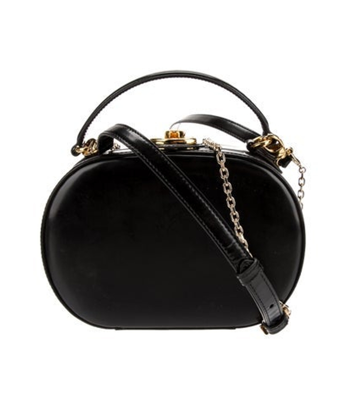 Mark Cross Cross Patent Leather Top Handle Bag