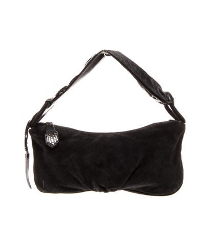 Giorgio Armani Armani Suede Top Handle Bag