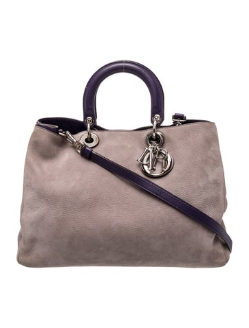 Dior Suede Shoulder Bag
