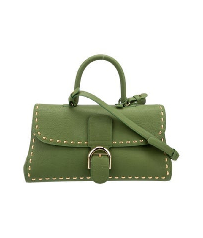 Delvaux Leather Top Handle Bag