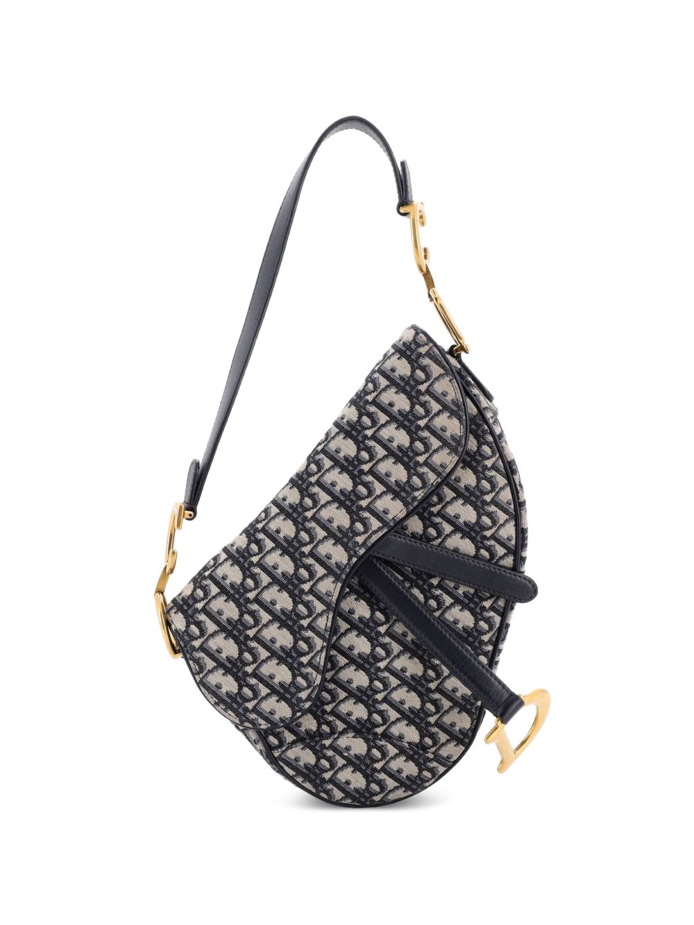 Dior Saddle Handbag Oblique Canvas Medium shoulder bag