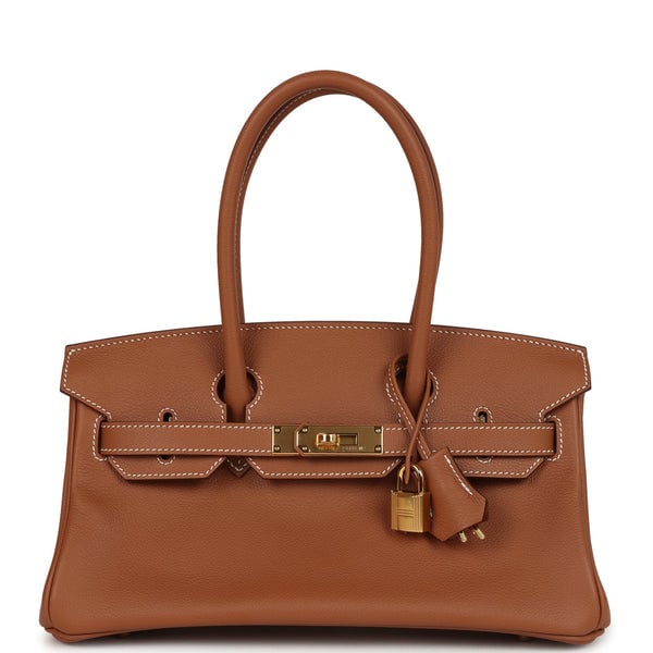 Hermes Hermes Shoulder Birkin Light 29 Gold Evercolor Gold Hardware
