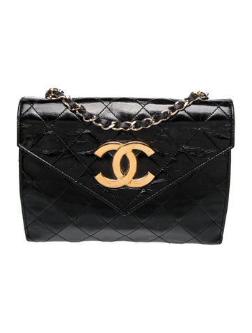 CC Quilted Envelope Flap Bag