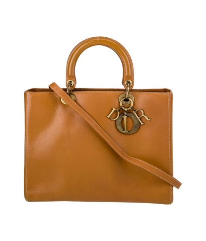 Dior Dior Leather Lady Dior Large Vintage