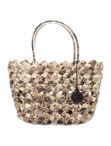 Crocodile Top Handle Bag
