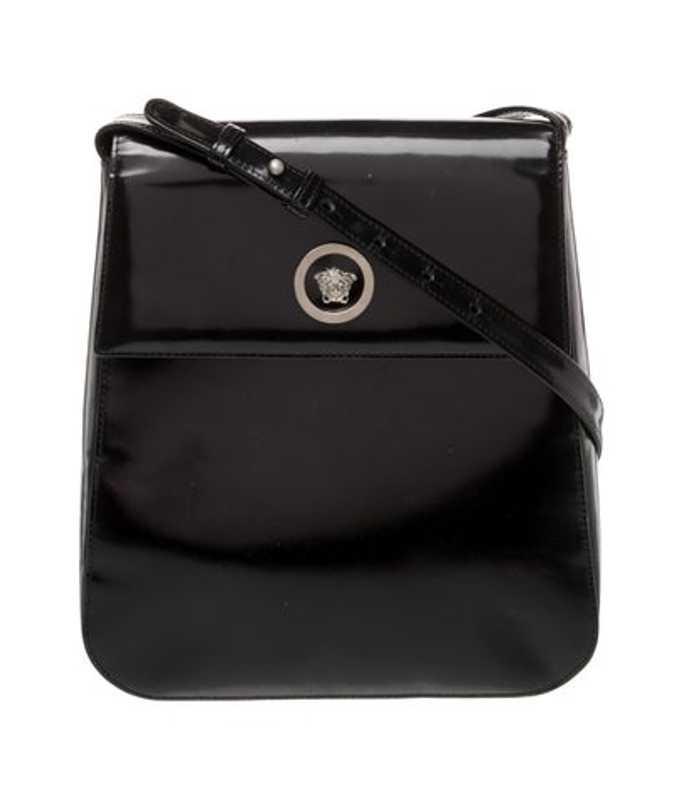Versace Patent Leather Shoulder Bag