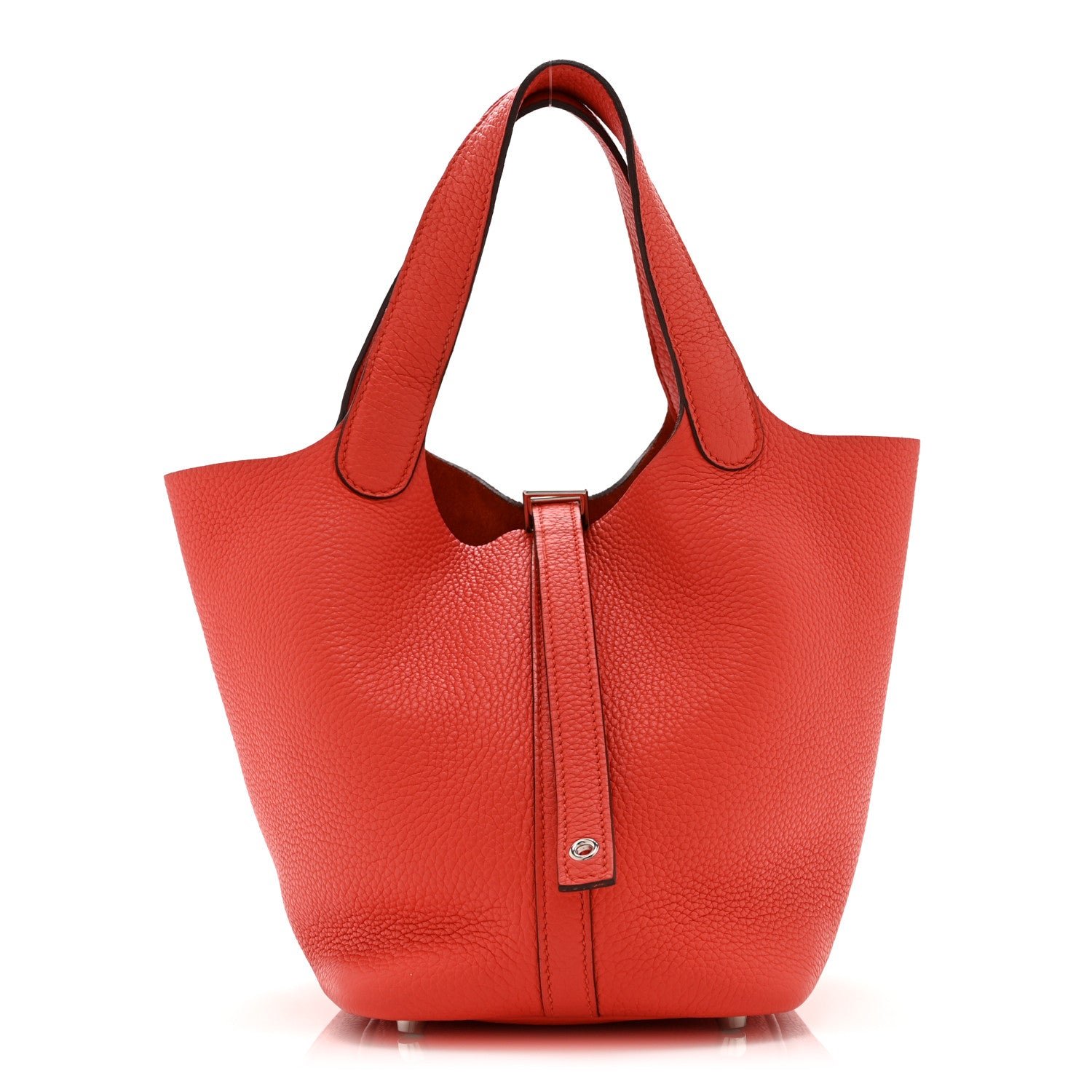 Hermes Hermes Taurillon Clemence Picotin Lock 18 PM Capucine