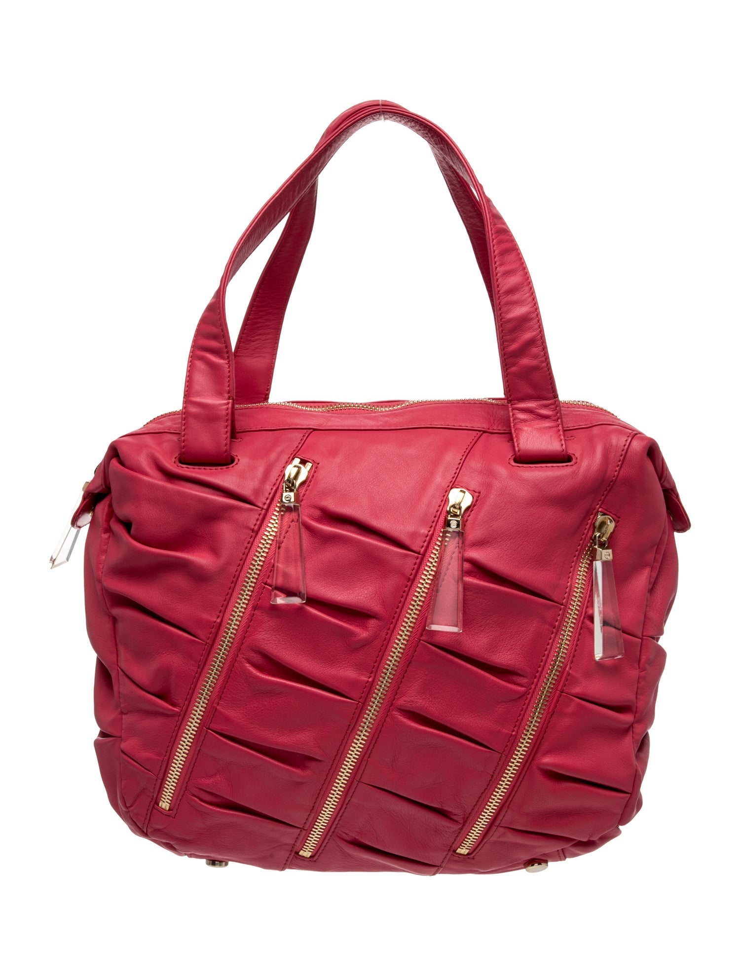 Leather Top Handle Bag
