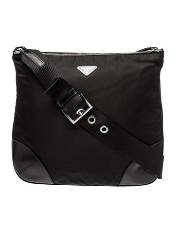 Tessuto Nylon Messenger Bag