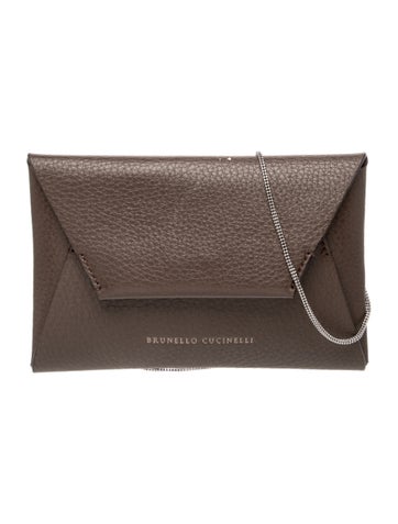 Brunello Cucinelli Leather Clutch